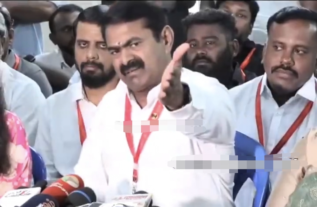 “அன்னைக்கு அங்ஙன திட்டிட்டு இன்னைக்கு பாஜகவை புகழுறீங்களா?” சீமானின் இரட்டை நிலையை போட்டுடைத்த நெட்டிசன்கள்….!!