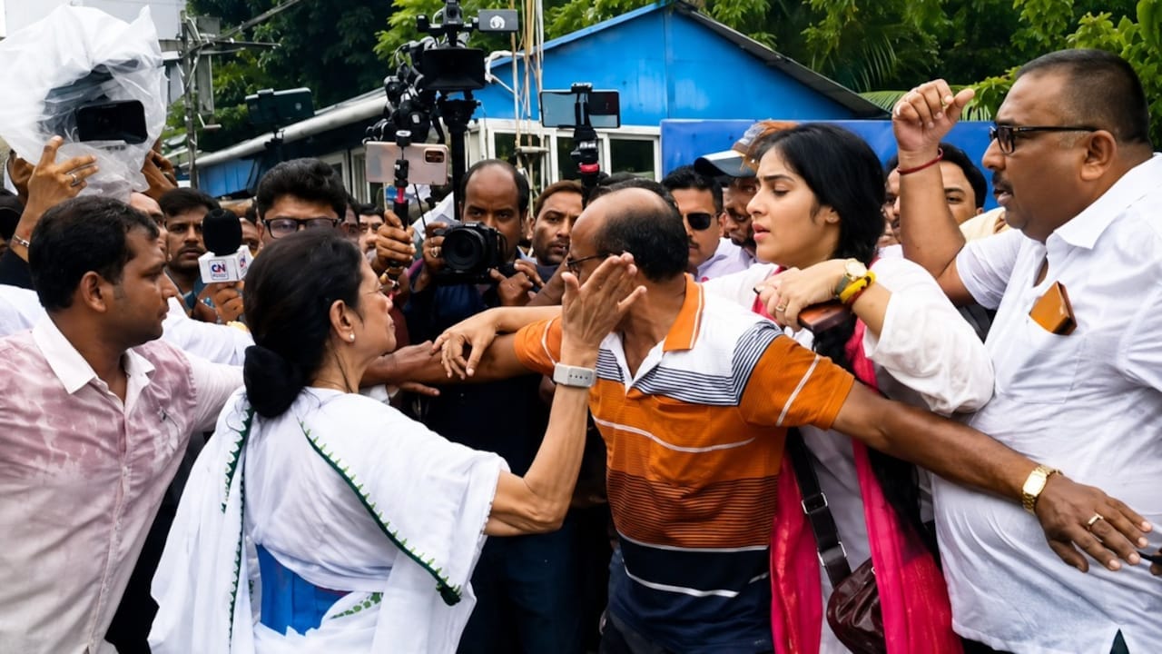 கொல்கத்தாவில் கொதித்தெழுந்த மம்தா…! சொந்தக் கட்சி ஆளுக்கே விழுந்த அடி… அதிர்ச்சியில் உறைந்த அரசியல் களம்…!