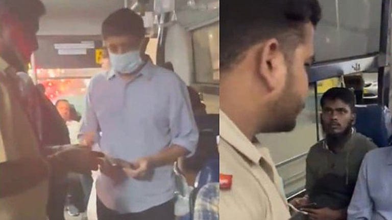பயணி வேடத்தில் பேருந்தில் ஏறிய போக்குவரத்துத் துறை அமைச்சர்.. சில்லறை விவகாரத்தில் அலட்சியம் காட்டிய ஊழியர்களுக்கு விழுந்த ‘பளார்’ சஸ்பெண்ட்…!