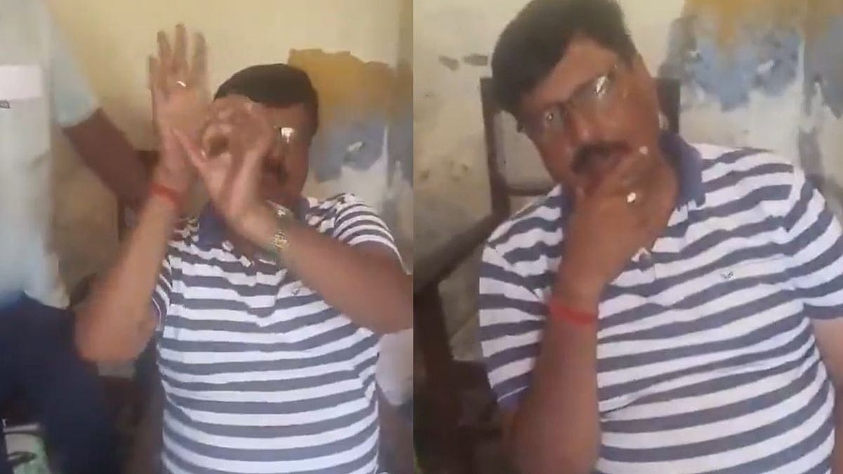 பட்டபகலில் அசிங்கம்..! “ஆபாசமாக கையை காட்டி மோசமாக நடந்து கொண்ட அரசு அதிகாரி”.. தட்டி கேட்டால் பயப்பட மாட்டேன் என திமிர் பேச்சு… பரபரப்பு வீடியோ..!