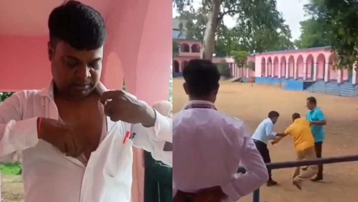 ஹெட் மாஸ்டரா இல்ல போதை ஆசாமியா..? டெய்லி ஃபுல் போதையில் ஸ்கூலுக்கு வரும் தலைமை ஆசிரியர்… ஆசிரியருடன் செம சண்டை… ஸ்கூலில் படு பயங்கரம்..!!