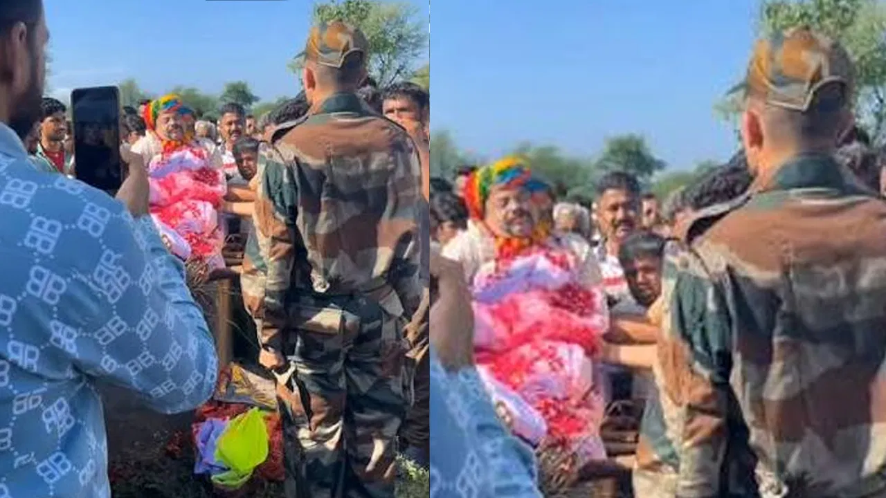 “இந்த நிலைமை வரக்கூடாது!”.. திடீரென மாரடைப்பால் மரணம் அடைந்த தந்தை.. ஆர்மி யூனிஃபார்மில் மகன் செய்த செயல்.. உலுக்கும் வைரல் வீடியோ..!!!