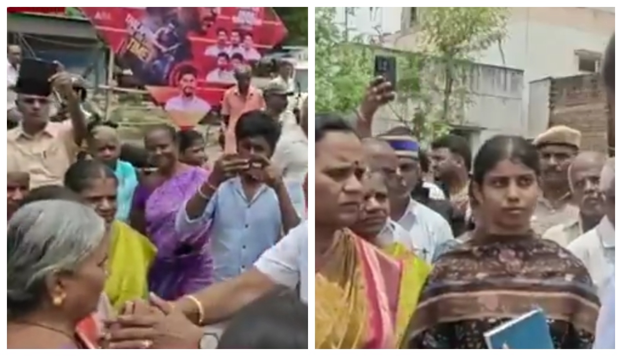 “ஆபீஸ் ஏசியில உட்கார்ந்து ஆர்டர் போடுற ஆள் நான் இல்ல” போராட்டக் களத்திற்கே நேரில் வந்த தவெக அமைச்சர்…. வைரலாகும் வீடியோ….!!