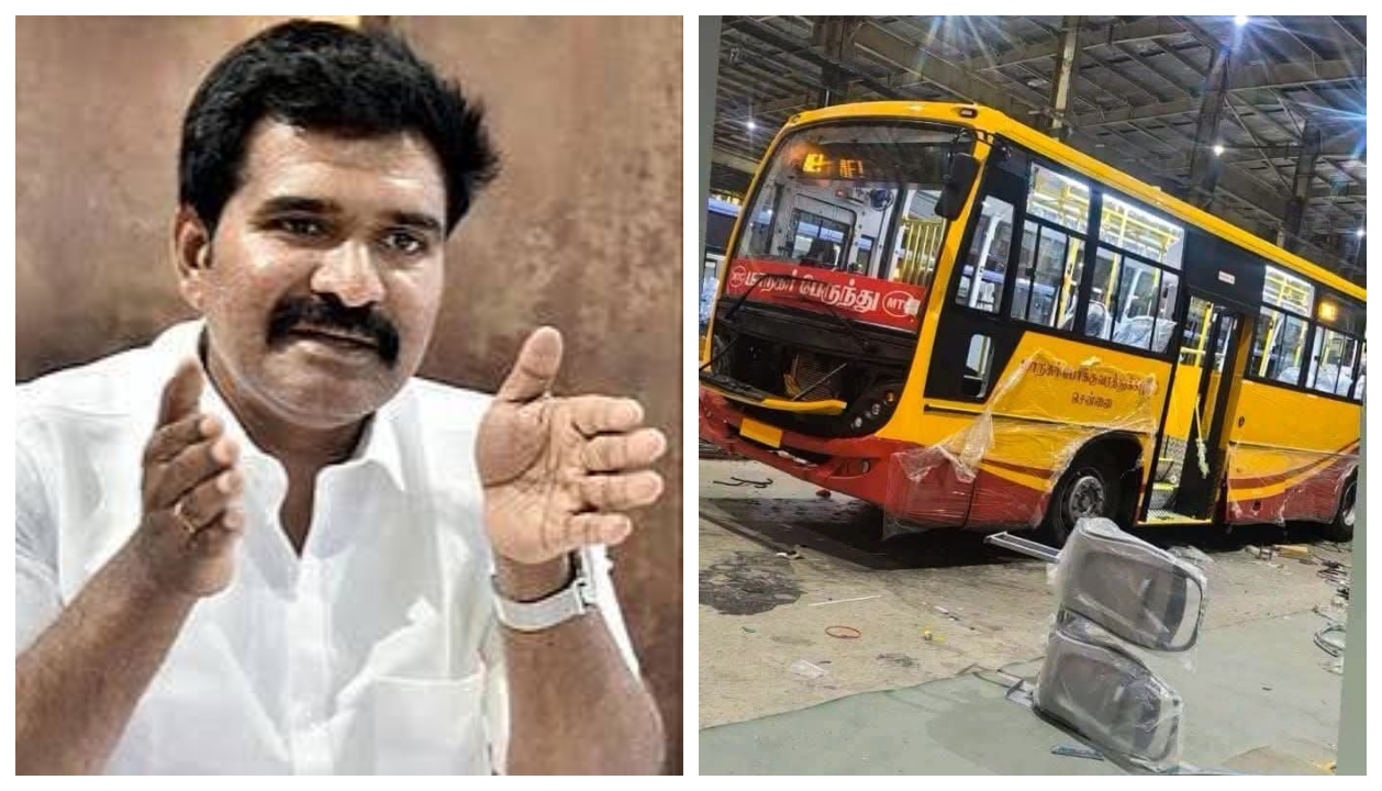 ​”எங்களுக்கு அந்த மலிவான விளம்பரம் தேவை இல்ல” அரசு பஸ்சில் தவெக கொடி கலரா….? சி.டி.ஆர். நிர்மல் குமார் நச் பதில்….!!