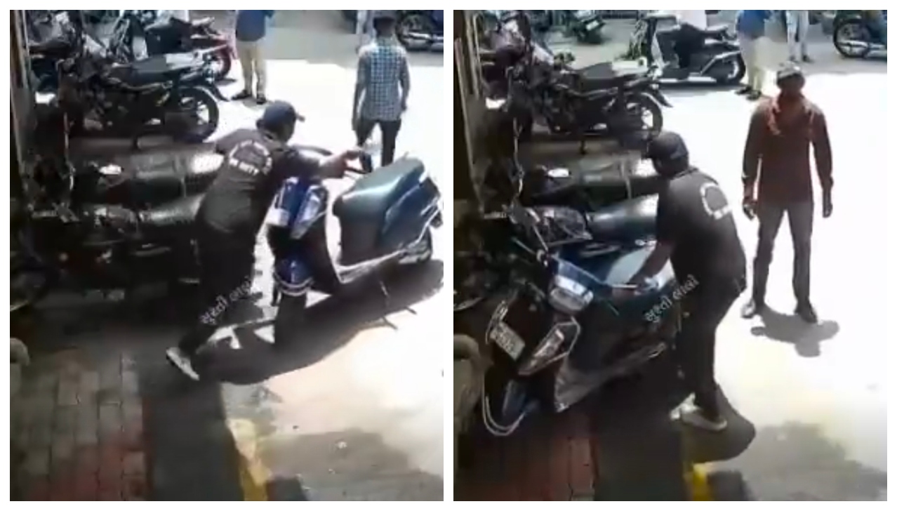 “யாரும் பார்க்கலன்னு நினைச்சாங்க…. ஆனா கையும் களவுமா சிக்கிட்டாங்க….!” நோ-பார்க்கிங் விதிமீறல் என்ற பெயரில் அரங்கேறிய பகல் கொள்ளை… சிசிடிவில் சிக்கிய பகீர் வீடியோ….!!!