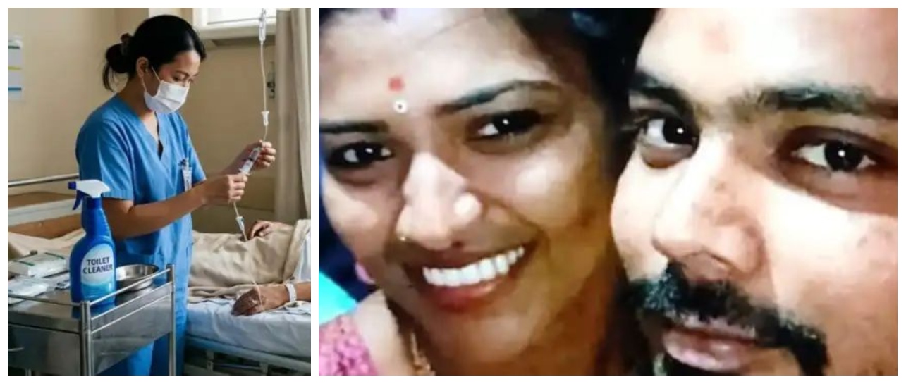 மொட்டை மாடியிலிருந்து தள்ளிவிட்டும் சாகல..! “குளுக்கோஸ் ட்ரிப்பில் டாய்லெட் கிளீனரை செலுத்தி கணவனை கொன்ற மனைவி”… கள்ளக்காதல் முகத்தால் நடந்த பயங்கரம்..!!