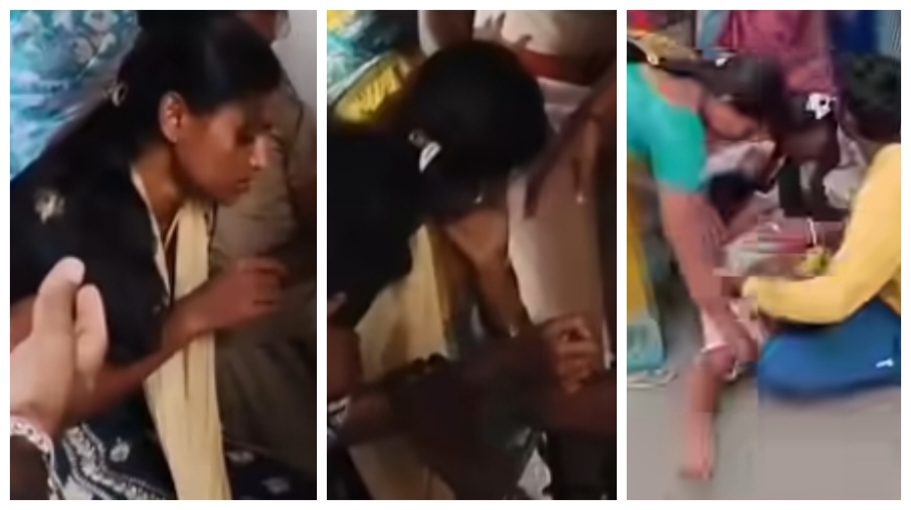 எங்க கூட வந்துருமா.. காலில் விழுந்து கதறி அழுத பெற்றோர்.. கண்டுக்காமல் காதலனுடன் சென்ற மகள்.. நடு ரோட்டில் படுத்து தந்தை கதறி அழுதும் மனசு இறங்கல.. அதிர்ச்சி வீடியோ..!!