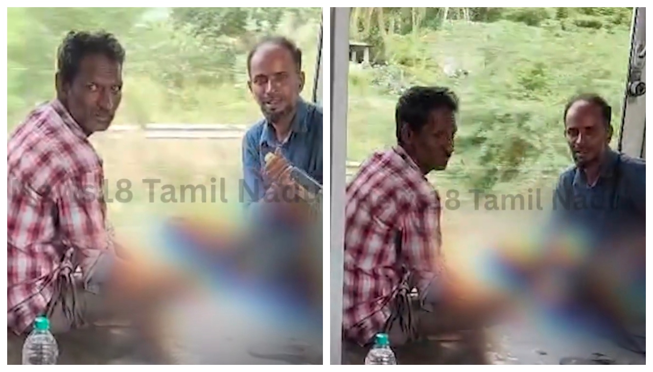 “வீடியோவ முதல்ல Off பண்ணுடா…. கேமராவைப் பார்த்ததும் பாய்ந்த போதை ஆசாமி….!” பொது இடத்துல இப்படி ஒரு அராஜகமா….? ரயிலுக்குள்ளேயே மது குடித்து, புகைபிடித்த நபர்களின் பகீர் வீடியோ….!!!