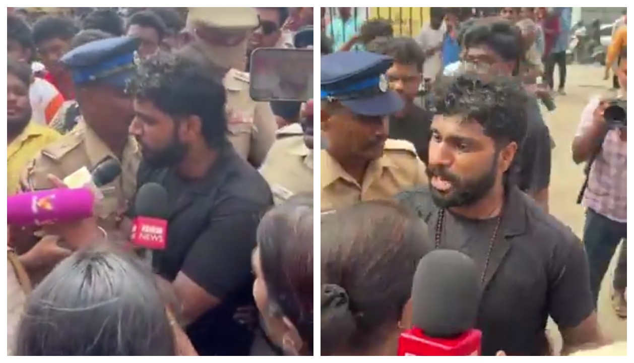 தியேட்டர் வாசலில் நீட் போராட்டம்! – விஜய்யின் ‘ஜனநாயகன்’ ரிலீஸின் போது அரங்கேறிய பரபரப்பு சம்பவம்..!!”