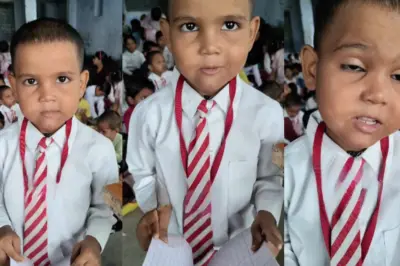 “எதுக்கு சார் அப்புறம் பீஸ் வாங்குறீங்க…. Homework இன்னும் வேணும்…..!” டீச்சரிடம் அடம் பிடித்து வாதாடிய எல்கேஜி சுட்டி…. இன்ஸ்டாகிராமையே அதிர வைத்த மழலையின் அதிரடி கேள்வி….!!!