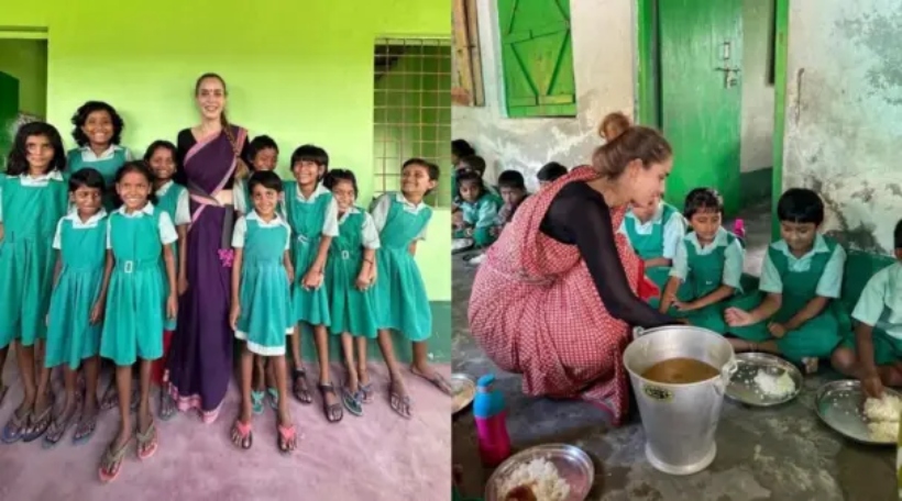 “இதை மாதிரி பணக்கார வாழ்கை யாருக்கும் கிடைக்காது!”… சுவிஸ் பெண்ணின் கண்களைத் திறந்த இந்தியக் கிராமம்… வைரலாகும் பெருமையான வீடியோ..!!!