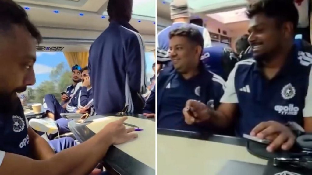 அப்படியே ஸ்கூல் நினைப்பு வந்துட்டு..! “சிறுவர்களாகவே மாறிய சாம்சன்- வருண் சக்கரவர்த்தி”.. இந்த பேனா விளையாட்டை மறக்க முடியுமா..? CSK வெளியிட்ட வீடியோ… கனவு காணும் ரசிகர்கள்..!