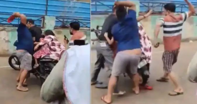 “நோயாளி கணவன்”.. குடும்பத்தைக் காக்க நடுரோட்டில் ஓடிய பெண்… மிருகத்தனமாக அடித்த கொழுந்தன்… பச்ச புள்ளையை கூட விடல… பதற வைக்கும் காணொளி…!!!