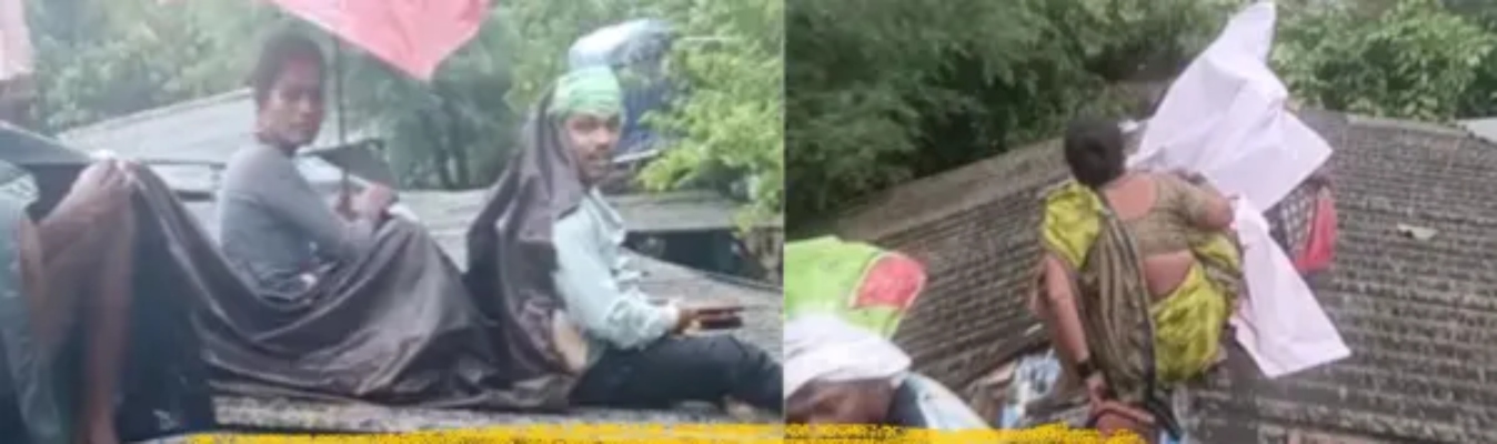 “நெஞ்சு பொறுக்குதில்லையே!”… மார்பளவு தண்ணீரில் சடலத்தைச் சுமந்து வந்த கொடுமை.. வைரல் வீடியோ..!!!