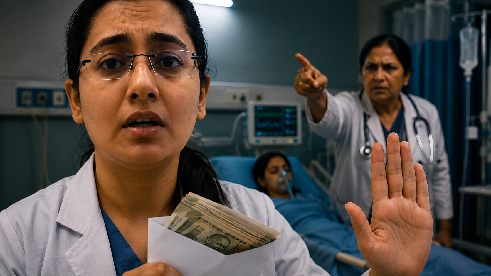 ​”வந்த எல்லாரையும் ICU-ல தூக்கிப் போடுங்க” – சீனியர் டாக்டர் கொடுத்த டார்கெட்…. பில்லை எகிற வைக்க இதான் வழியா….? பகீர் உண்மையை உடைத்த இளம் பெண்….!!