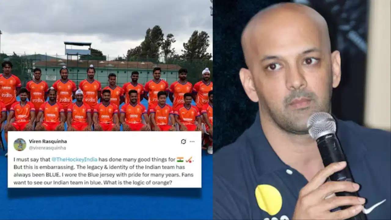 “காவிக்கு ஏன் மாத்தணும்! தேசிய அணியின் அடையாளத்தை மாற்றலாமா?”… இந்திய ஹாக்கி அணியின் ஜர்சி கலர் சேஞ்ச்.. முன்னாள் கேப்டன் கொந்தளிப்பு.. வைரல் வீடியோ..!!!