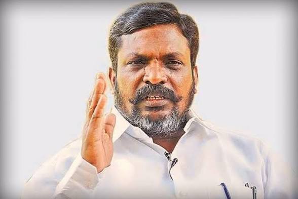 “வந்தே மாதரம் சட்டத்திற்கு ஒப்புதல் அளிக்காதீர்கள்!” 76 ஆண்டுகளுக்குப் பின் திணிக்கப்படும் சட்டம்?” –  குடியரசுத் தலைவருக்கு திருமாவளவன் விடுத்த அதிரடி வேண்டுகோள்..!!”