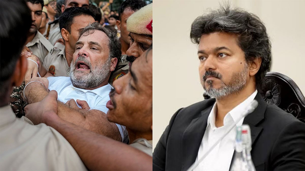 “ராகுல் காந்தியை கைதை சும்மா விடமுடியாது” டெல்லி சம்பவத்துக்கு சி.எம் விஜய் கொந்தளிப்பு…. எக்ஸ் தளத்தில் தீயாகப் பரவும் பதிவு….!!