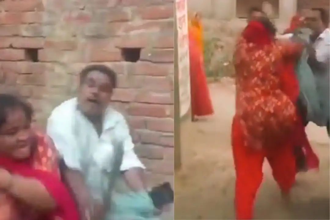 “உறவுகளின் கண்ணியத்தைச் சிதைத்த வன்முறை!” தட்டிக்கேட்க ஆளில்லை.. சொத்துப் பிரச்சனைக்காக மனைவியின் அண்ணன் மருமகளைச் செருப்பால் தாக்கிய வீடியோவால் பரபரப்பு..!!”
