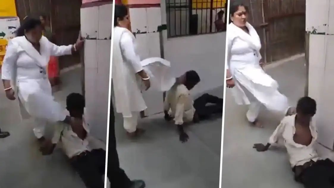 “வேலை செய்ய வந்த இடத்துல இவ்வளவு அட்டூழியமா?” நோயாளி என்றும் பாராமல் எட்டி உதைத்த பெண் ஊழியர்.. அரசு மருத்துவமனையில் நடந்த ஈனச் செயல்.. வைரல் வீடியோ..!!”