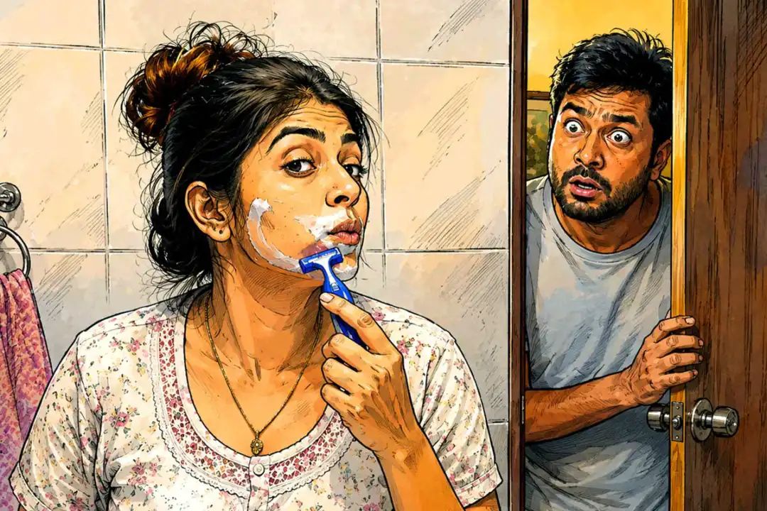பாத்ரூமில் தாடி ஷேவ் செய்யும் மனைவி.. 3 வருடங்களாக திருமண வாழ்க்கை மறைக்கப்பட்ட உண்மை.. ஆத்திரத்தில் கணவர் செய்த கொடூர சம்பவம்..!!”