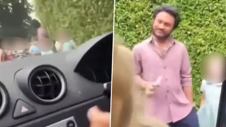 டேய்..! குழந்தைகளை தொடாதே… யாருன்னு தெரியல உன் கூட எதுக்கு செல்பி எடுக்கணும்… தெருவில் நின்ற சிறுவர்கள்.. காரில் வந்த பெண்… பதற வைக்கும் வீடியோ..!