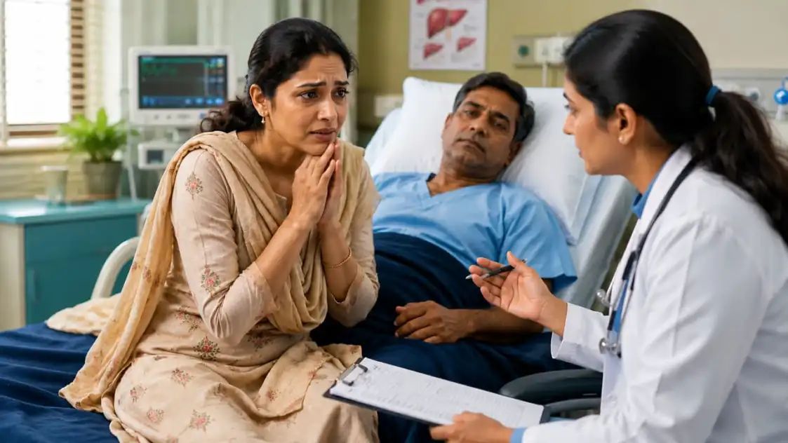 “30 வயசுல கல்லீரல் பாதிப்பு.. ஜாலியா குடிச்சது போதும்… உங்க குடும்பத்தை யோசிங்க.. கணவனின் உயிரைக் காப்பாற்ற மனைவி பட்ட போராட்டம்.. மருத்துவர் சொன்ன பகீர் உண்மை..!!”