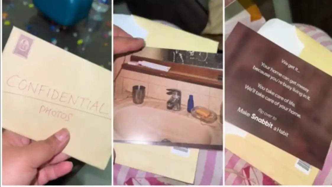 “வீட்டுக்கு வந்த மர்மப் படம்.. அலறி அடிச்சு ஓடுன பொண்ணு.. பிளிங்கிட் செஞ்ச ‘ஆபத்தான’ வேலை.. இது விளம்பரமா இல்ல மிரட்டலா? பகீர் வீடியோ..!!”