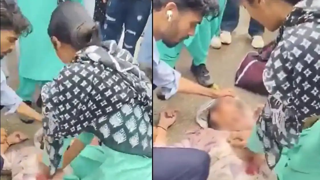 “அவள் மட்டும் இல்லைன்னா அவ்வளவுதான்!” – விபத்தில் மயங்கிக் கிடந்த பெண்ணுக்கு நடுத்தெருவில் உயிர் கொடுத்த நர்சிங் மாணவி.. இணையத்தில் வைரலாகும் வீடியோ..!!”