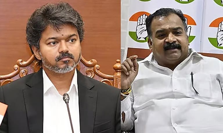 “ரசிகர்கள் மன்ற மூடில் தவெக அமைச்சர்கள்”.. இந்தியா கூட்டணியில் தவெகவால் சேர முடியாது… கொந்தளித்த மாணிக்கம் தாகூர்… கூட்டணியில் வெடித்தது சலசலப்பு… பரபரப்பு பேட்டி…!!!