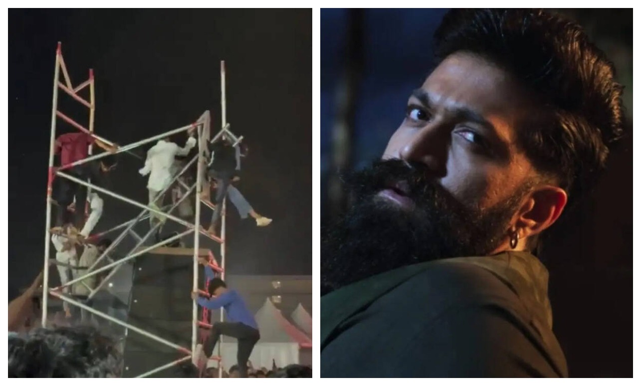 “டாக்ஸிக் பட ப்ரமோஷனில் பயங்கர விபத்து”… சரிந்து விழுந்த சவுண்ட் பாக்ஸ் செட்டப்… 2 மாணவர்கள் படுகாயம்… மயங்கி விழுந்த மாணவி… பதறிப்போன நடிகர் யஷ்… பரபரப்பு வீடியோ…!!