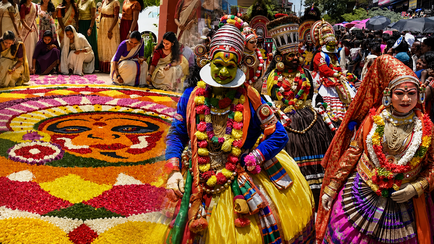 அசுர மன்னரை வரவேற்கும் ஓணம்…! கேரள மக்கள் வீடுகளை அலங்கரிப்பதன் பின்னணி என்ன தெரியுமா…?