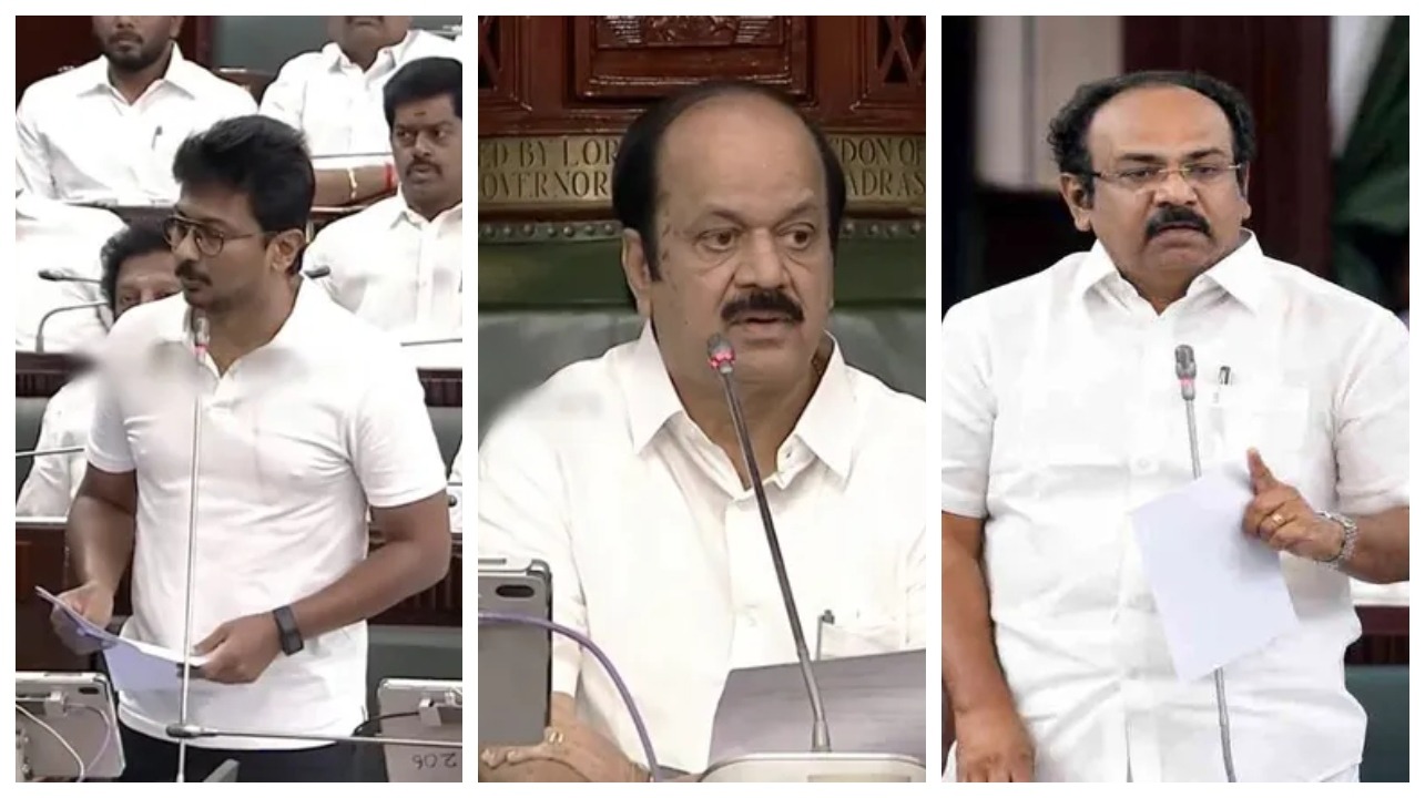 படம் ஓடாதுன்னு முன்கூட்டியே கிளைமாக்ஸ்-ஆ..? இப்பலாம் ஒரு படத்துக்கு 2 இருக்குதே… சட்டசபையில் ஆனால் பறந்த சினிமா பஞ்ச்… சுவாரசிய விவாதங்களால் சிரிப்பலை…!!!