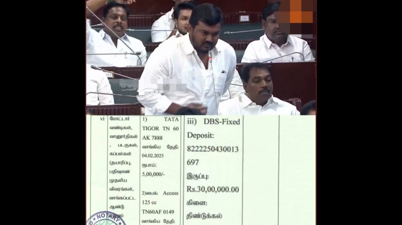 மாட்டிக்கினாரு மாட்டிக்கினாரு ஒருத்தரு..! “காதல் தோல்வி, ஆட்டோவில் பயணம்”… சட்டசபையில் உருகிய தவெக எம்எல்ஏவிடம் 30 லட்சமும், TIGOR காரும் இருக்குதா..? புயலைக் கிளப்பிய வேட்புமனு தாக்கல்…!!