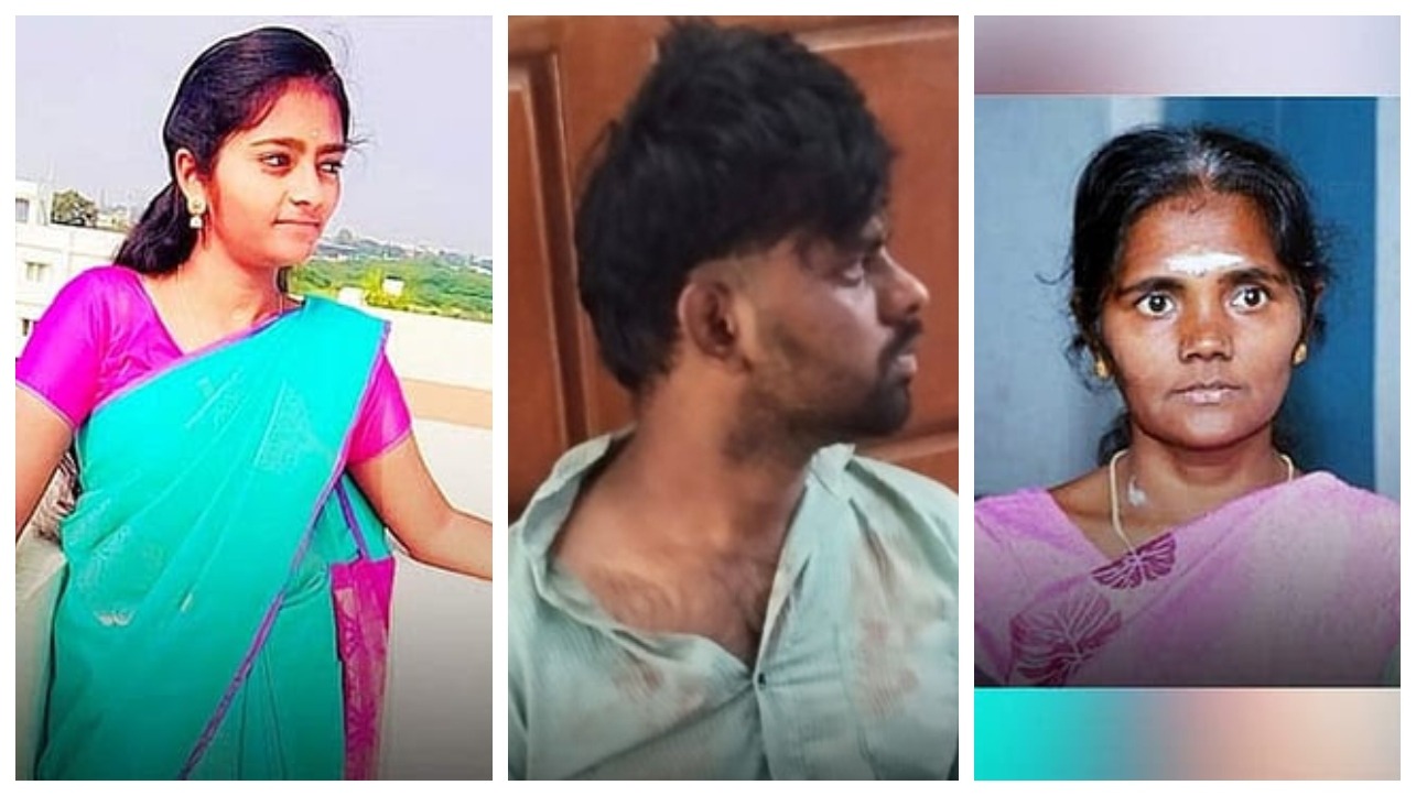 உங்க பொண்ண மகாராணி மாதிரி பார்த்துக்கிறேன்..! எனக்கே கட்டிக் கொடுங்க… கழுத்தில் தங்க சங்கிலி போட்டதும் கழட்டிவிட்ட காதலி… வீடு புகுந்து தாய் மகளை கொன்ற காதலன்… பகீர் வாக்குமூலம்..!
