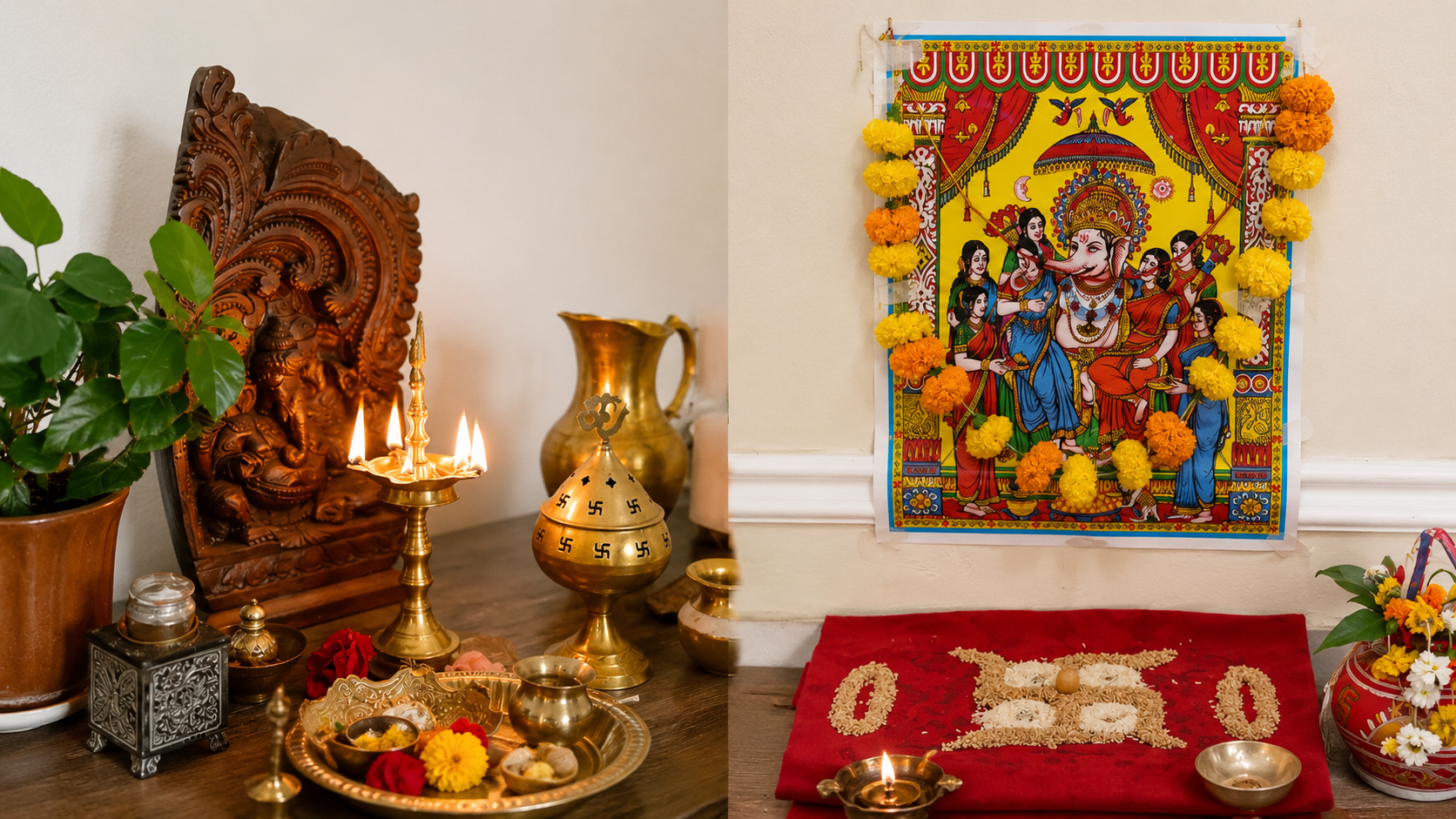 பூஜை அறை மட்டுமல்ல… வீட்டில் இந்த இடங்களிலும் கடவுள் படங்களை வைக்கலாம்…! ஆனால் ஒரு விஷயத்தில் கவனம்…