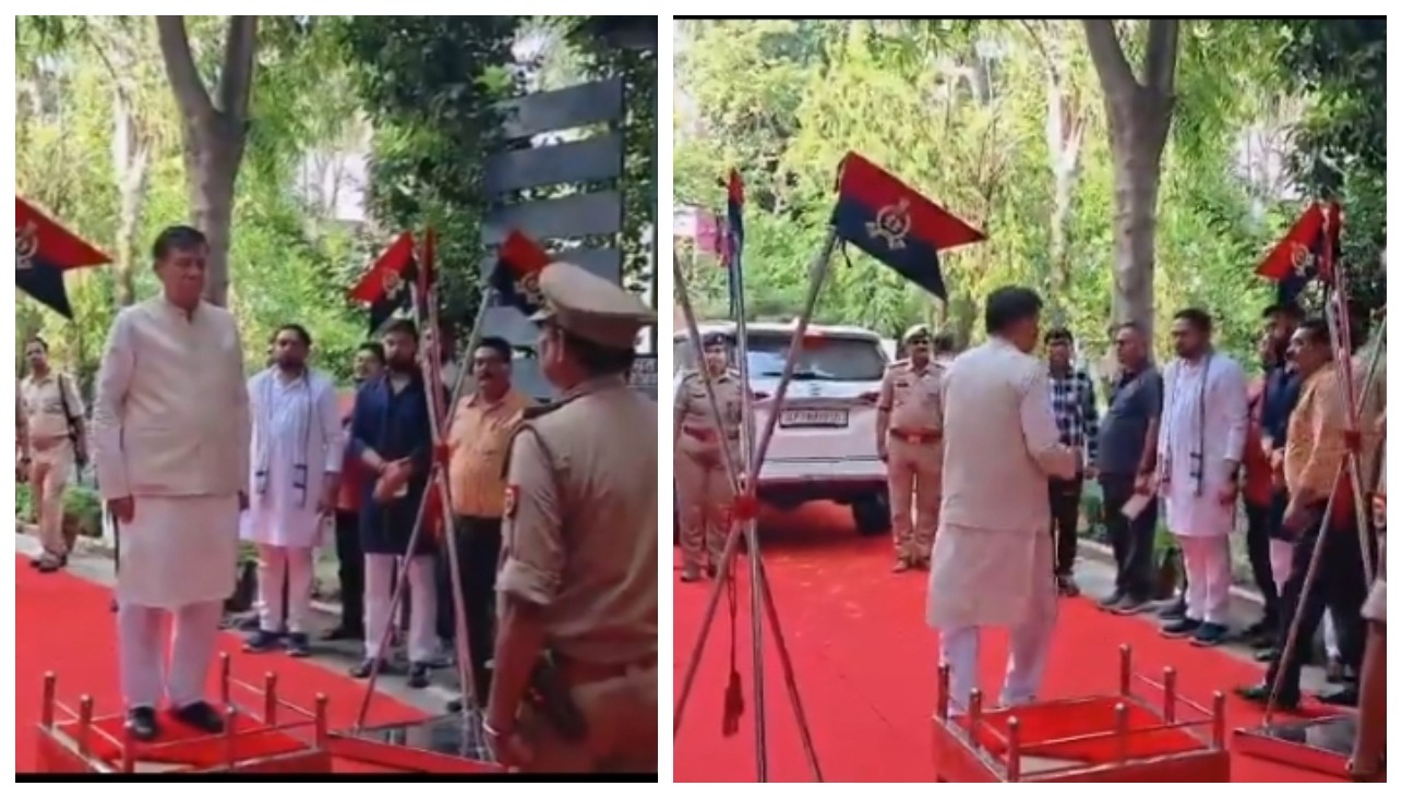 தேசிய கீதத்திற்கு இவ்வளவுதான் மரியாதையா…? “தேசப்பற்று பாடல் முடியும் முன்பே பாதியில் கிளம்பிய உ.பி. சபாநாயகர்”… வைரலாகும் சர்ச்சை வீடியோ…!