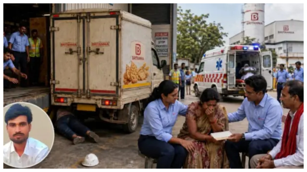 “அநியாயமா போச்சே ஒரு உயிர்!”.. பிரிட்டானியா நிறுவனத்தில் நடந்த கொடூர விபத்து!… பலியான டெம்போ டிரைவர் மனைவிக்கும் கிடைத்த நீதி.. பகீர் சம்பவம்..!!!