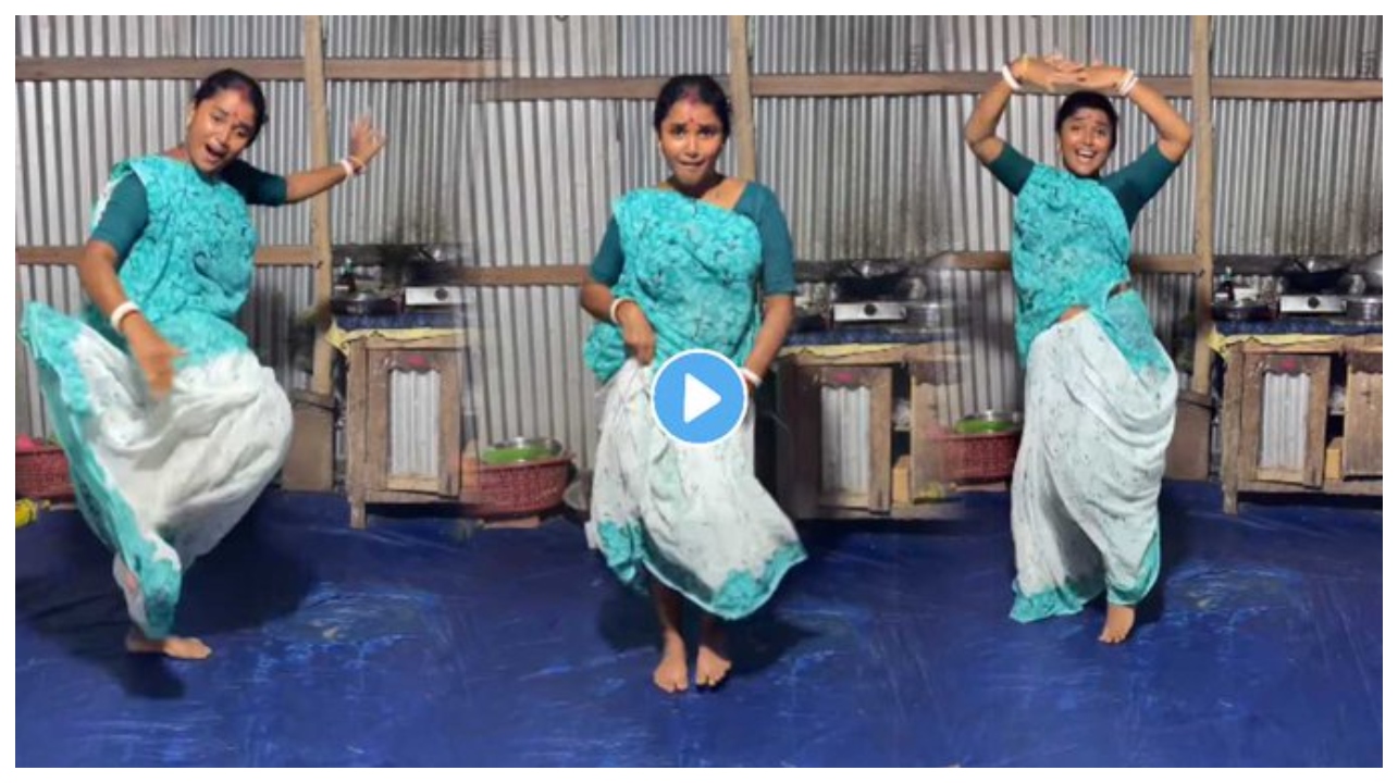“ஆண்டி செஞ்ச அந்த ஒரு டான்ஸ்… சோஷியல் மீடியாவே அதிருதுப்பா!”.. வயசெல்லாம் ஒரு மேட்டரே இல்லைனு நிரூபிச்சுட்டாங்க!.. லைக்ஸ்களைக் குவிக்கும்ஆன்ட்டியின் டான்ஸ் வீடியோ..!!!