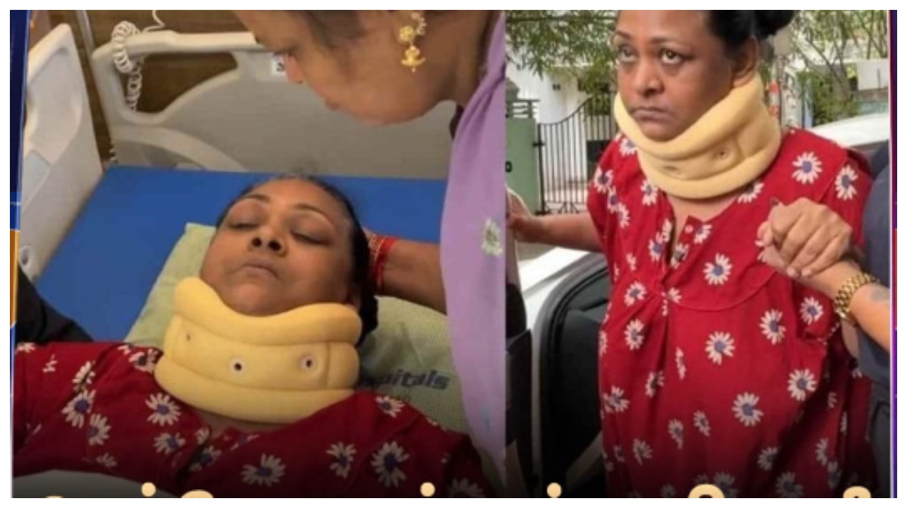 “அய்யோ கழுத்தை நகர்த்தவே முடியலையே!” – செல்போன் பழக்கத்தால் தீவிர சிகிச்சைப் பிரிவில் அனுமதிக்கப்பட்ட நடிகை ஷகிலா… சோஷியல் மீடியாவில் காரசார விவாதம்..!!!