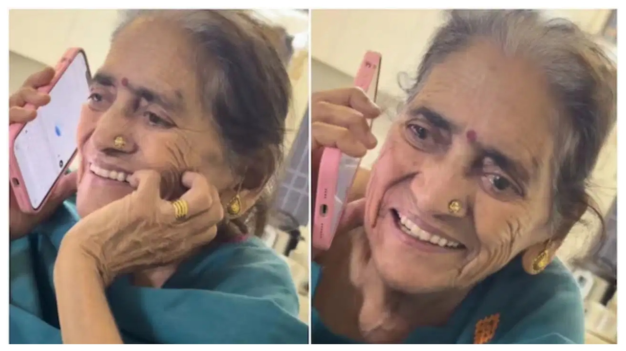 “அடி ஆத்தா… போனுக்குள்ள இருந்து பேசுற அந்த வெளிநாட்டுப் பொண்ணு யாருப்பா?” AI குரலை நிஜப் பொண்ணுனு நினைச்சு பேசின பாட்டி… இணையத்தைக் கலக்கும் கியூட் வீடியோ..!!!