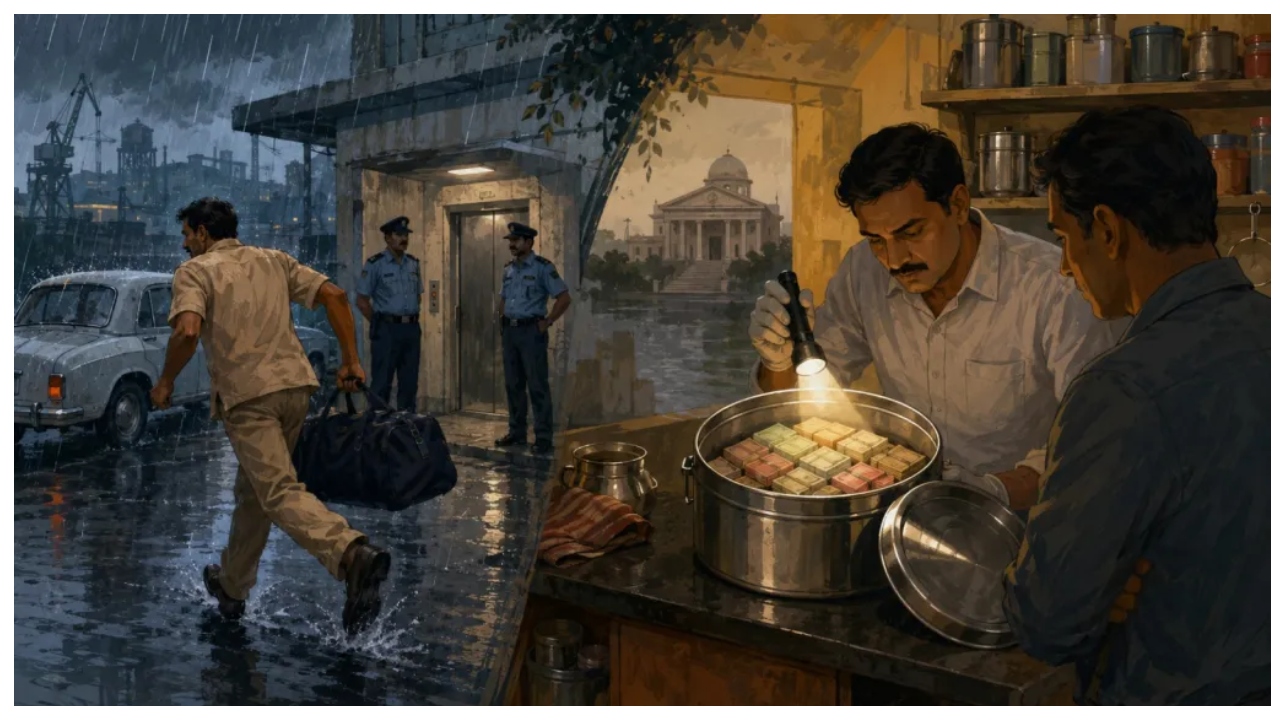 “அடப்பாவமே… இத்தனை வருஷ உழைப்புக்கு இந்த முதலாளி குடுத்த பரிசு இதுதானா?” ஸ்டீல் கண்டெய்னருக்குள் ஒளிந்த முதலாளி… போலிஸார் அதிரடி கைது..!!!