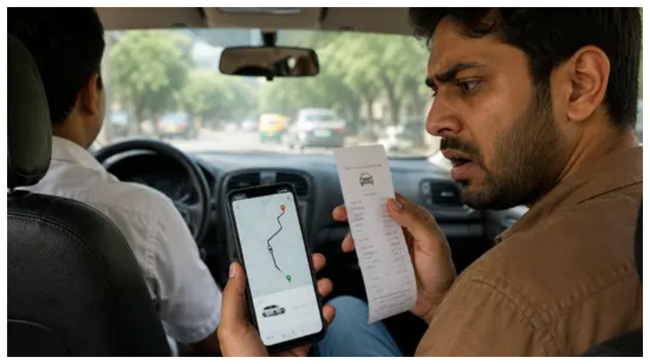 “புக்கிங் பண்ணப்ப ரூ.1,285 காட்டுச்சு… ஆனா பயணம் முடிஞ்சதும் ரூ.5,662 பில் போட்டு கைல..” இது என்ன நியாயம்!.. ஆன்லைன் டாக்ஸி செயலியின் பகல் கொள்ளை..!!!