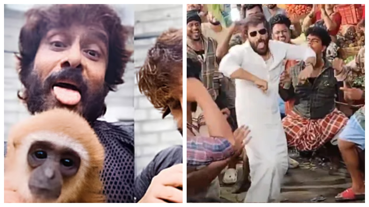 “அந்தக் குரங்குப் பிரச்சனையை அப்புறம் பாத்துக்கலாம்… முதல்ல விக்ரமோட இந்த ஆட்டத்தைப் பாருங்க!”.. கோயம்பேடு மார்க்கெட்டில் சீயான் போட்ட வெறித்தனமான குத்து டான்ஸ்..!!!
