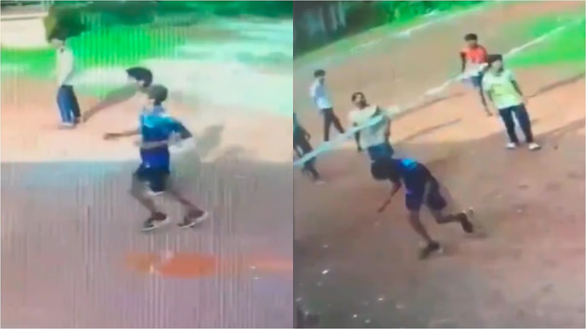 நெஞ்சே பதறுது..! வாலிபால் விளையாடும் போது மயங்கி விழுந்து உயிரிழந்த 15 வயது சிறுவன்…. கதி கலங்க வைக்கும் காணொளி… இப்படி ஒரு மரணமா..? அடக்கடவுளே..!