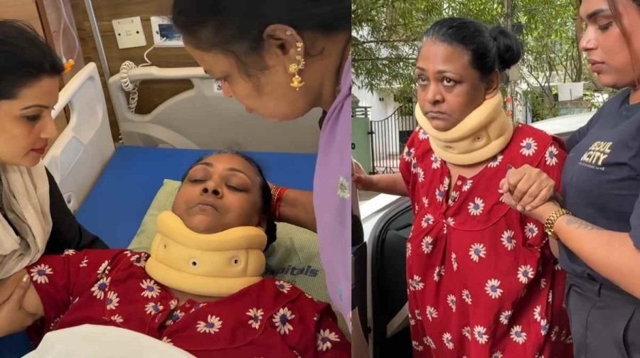 படுக்கையில் போன் பார்த்த பிரபல நடிகைக்கு வந்த சோதனை.. கழுத்து அறுவை சிகிச்சையால் ஏற்பட்ட அதிர்ச்சி.. ரூ.3 லட்சம் செலவு செய்து முடங்கிப்போன ஷகீலா…!!”