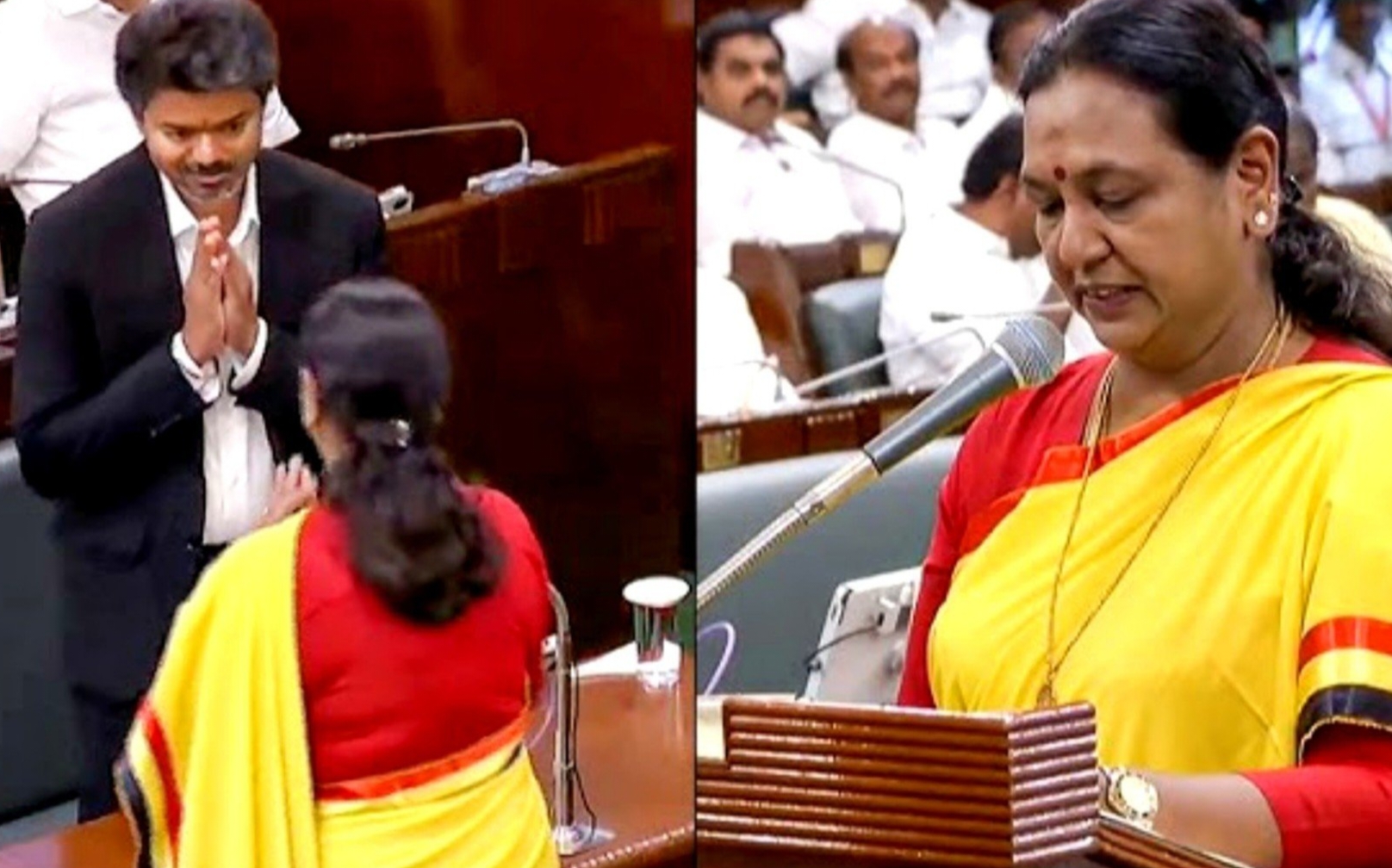 “தமிழர்களின் உரிமைக்காக யார் காலிலும் விழுவேன்..!” என்னை அவமானப்படுத்தினாலும் கவலை இல்லை… முதல்வர் விஜய்க்கு ஆதரவு கரம் நீட்டிய பிரேமலதா..!!”