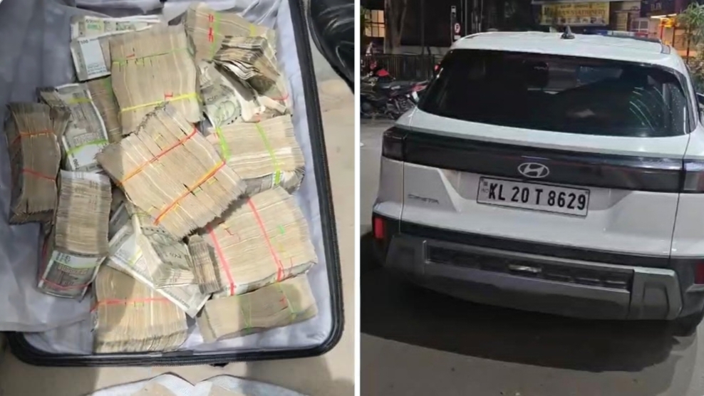“காரில் ரகசியமாகக் கடத்தப்பட்ட ரூ.9 கோடி!” – சினிமா பாணியில் மடக்கிப் பிடித்த காவல்துறையினர்… அதிரடியாய் சிக்கிய கோடிக்கணக்கான ரொக்கப் பணம்…!!”