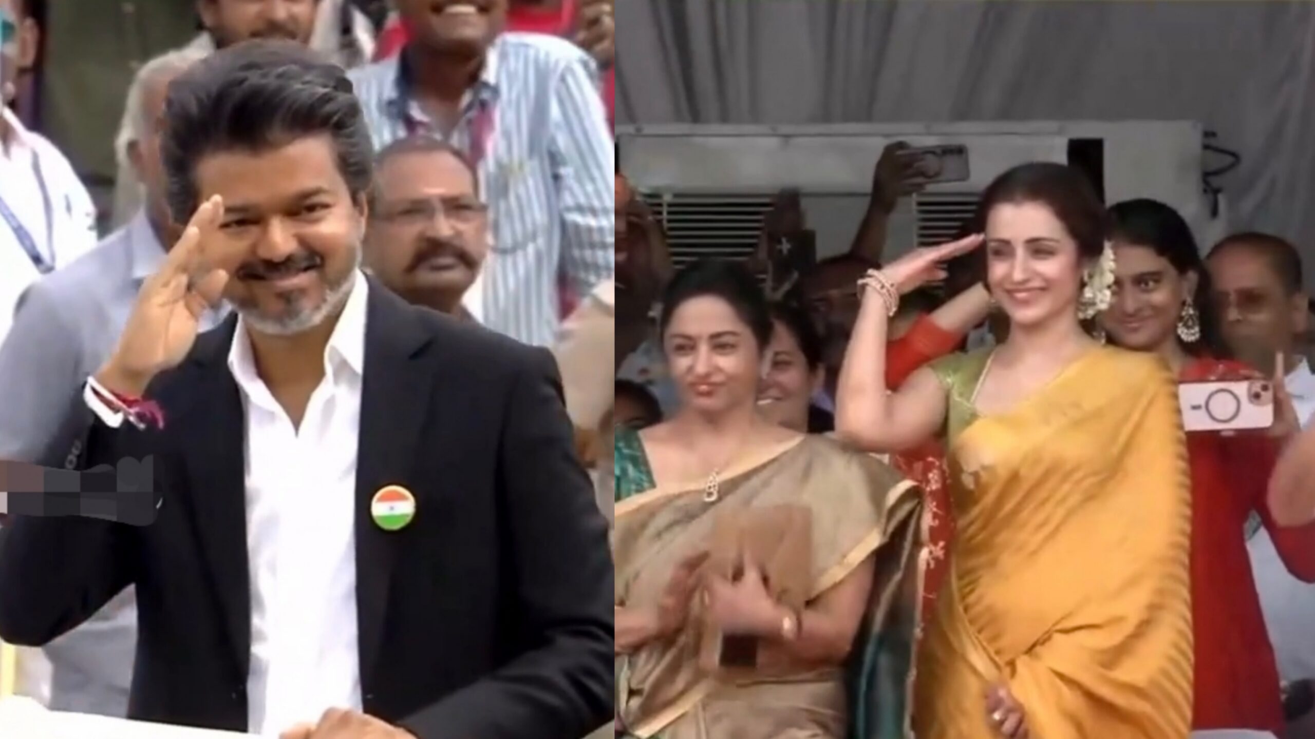 முதல் கொடியேற்றம்….​ “CM விஜய்க்கு த்ரிஷா சல்யூட்” சுதந்திர தின அணிவகுப்பில் நெகிழ்ச்சி….!!