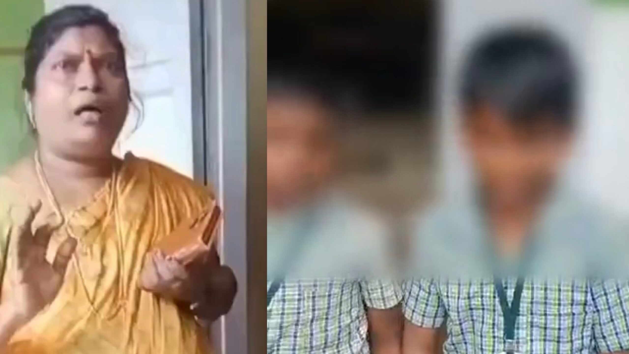 “என் காலை நல்லா மசாஜ் பண்ணுடா” 5-ம் வகுப்பு மாணவர்களை வதைத்த தலைமையாசிரியை…. சோசியல் மீடியாவில் பரவும் பகீர் வீடியோ….!!